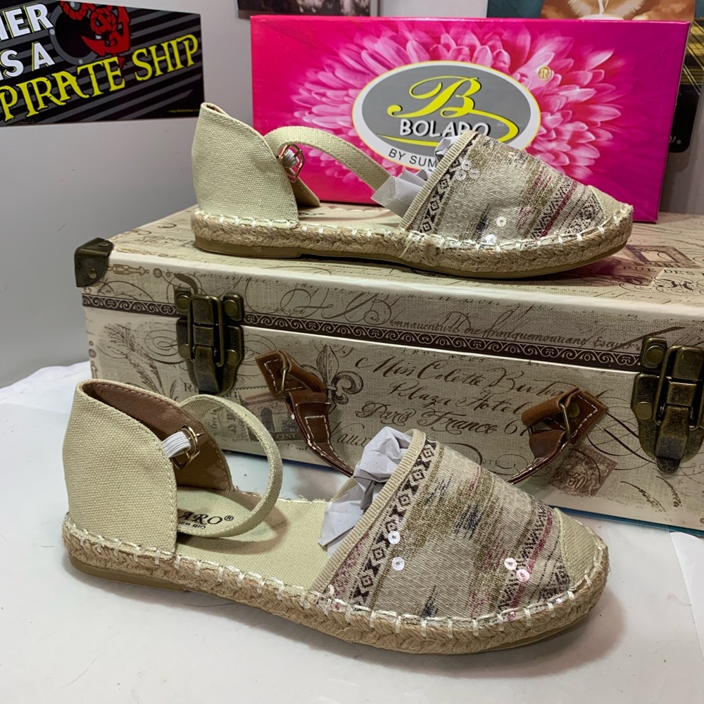 Bolaro by Summer Rio Aztec Espadrilles Flats
